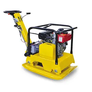 Sand road compactor gasoline diesel electric Honda engine GX160 vibratory concrete earth compactor reversible plate compactor