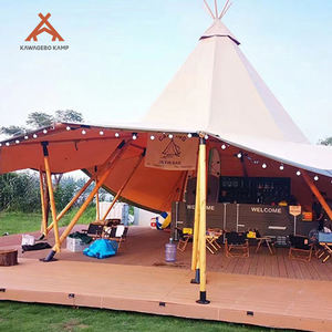 Kawagebo Kamp 13m, 10m, 8m, 6.5m tela esterna grande cappello gigante indiano Tipi Teepee piramide tenda per feste Glamping evento nuziale - Product Image 5