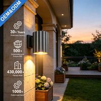 Applique murale carrée étanche LED d'extérieur en aluminium pour l'extérieur de la villa