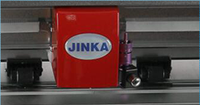 Plotter de corte de papel de pegatina de gráfico de vinilo de contorno automático YS870ABJ blanco de alta calidad con posicionamiento de línea roja