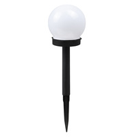 Belle lampe solaire extérieure imperméable à l'eau pelouse jardin lampadaire avec un design en forme d'ampoule pour cours et ornements
