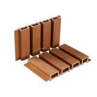 Panneaux muraux WPC co-extrudés pour extérieur, imperméables, résistants au soleil et à la décoloration, bardage WPC pour usage domestique, extérieur de villa