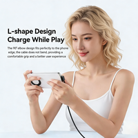 Cable de Datos Trenzado de Nailon USB2.0 con Carga Rápida PD3.0 Tipo-C de 240W de SDL Wholesale, Soporte Giratorio de 360° para Teléfono, Ecológico