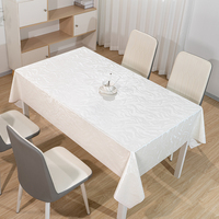Nappe rectangulaire en PVC RNPT, dégradé vert clair, effet plume, pour restaurant
