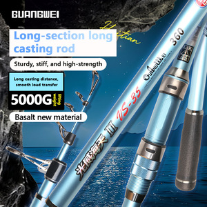 Canne à pêche en fibre de carbone Guangwei Haitian II VS35 3,5 m pour la pêche en eau salée, canne de lancer longue distance - Product Image 2