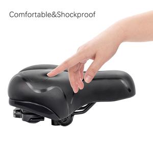 Siège de vélo surdimensionné, siège de vélo <span class=keywords><strong>large</strong></span> pour femmes et hommes, confort, <span class=keywords><strong>selle</strong></span> de vélo universelle imperméable - Product Image 3