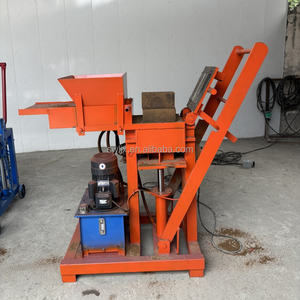Mesin pembuat bata tanah liat semi otomatis hidrolik mesin bata multifungsi mesin pembentuk blok bata bumi - Product Image 3