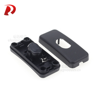 Interrupteur d'éclairage universel 303 110-250VAC 2A en ligne, noir et blanc, en plastique, interrupteur à bascule marche/arrêt sur cordon