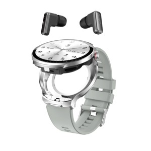 Smartwatch T100 con Auricolari TWS, Schermo Rotondo da <span class=keywords><strong>1</strong></span>,85 Pollici, IP67, Cardiofrequenzimetro, Lettore Musicale, Smartwatch Sportivo con Auricolari 2 in <span class=keywords><strong>1</strong></span> - Product Image 2