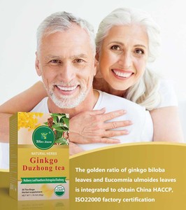 Té Ginkgo Duzhong, 20 Bolsitas de Té de 2.5g Cada Una, Fórmula Herbal con Ingredientes Naturales, Hoja de Morera, Espino Blanco - Product Image 6