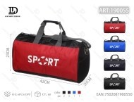 Borsa Sportiva da Viaggio di Media Dimensione, Cilindrica, Grande Capacità, Chiusura con Cerniera, Unisex, in Materiale Oxford - Product Image 1