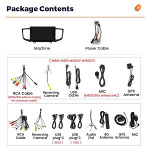 Système de caméra vidéo 360° double DIN multimédia pour voiture, lecteur DVD radio pour Pilot 2016-2019 - Product Image 3