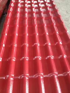 Tôle PVC Sanfei Upvc Telha Tejas De Pvc Para Techos Tuile de toit en résine synthétique <span class=keywords><strong>Entreprise</strong></span> de fabrication de couvreurs en Chine - Product Image 4