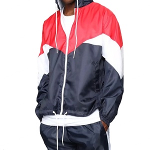 Survêtement de sport décontracté en gros pour hommes, coupe ajustée, 100 % nylon, coupe-vent, idéal pour le jogging - Product Image 4