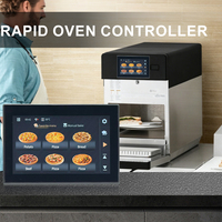 Controlador de Temperatura Profesional MK6L60 con Pantalla Táctil de 7 Pulgadas, Panel de Control para Horno Rápido, Interfaz de Usuario Multilingüe, Termostato Digital