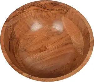 Acacia Wood Salad Bowl Perfect for Salad Vegetables Salad Bowl Decorative For the Dinning Room