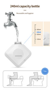 Mini bidet de voyage manuel de poche avec bouteille de 240ml et poignée confortable pour l'hygiène extérieure et les soins de base - Product Image 2