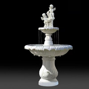 Pierre complexe artistique découpant la caractéristique de l'eau extérieure <span class=keywords><strong>pour</strong></span> des terrasses de ressource de boutique - Product Image 1