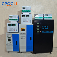 Dispositif régulateur de tension AC SVC-20KA, dispositif régulateur de basse tension, dispositif régulateur haute précision 20KA