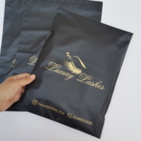 Sac de livraison de luxe écologique noir avec logo imprimé, en polyester, haute qualité, avec votre propre logo personnalisé, pour la livraison