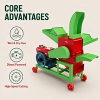 Machine à couper la paille diesel Strosen à faible consommation de carburant pour la fabrication d'ensilage en Éthiopie
