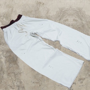 Custom Straight Leg Men's Casual <b>Trousers</b> Embroidered Fleece Cotton Track Pants Cotton Stacked Double Waist Sweatpants - Product Image 4