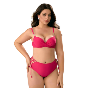 Costume da bagno intero taglie forti con controllo pancia, monokini sexy e coprente per la spiaggia M/LL/XL Blu navy Rosso vino Nero - Product Image 2