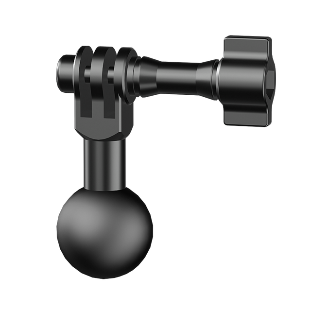 Aluminum 25 mm Ball Joint Adapter for Gopro Hero 12 11 10 9 8 7 6 5 Action Camera Accessory Compatible with Gopro Interface