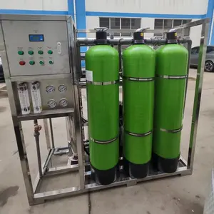 Machine à glace 1000 litres par heure eau purifiée système d'osmose inverse en acier inoxydable système d'osmose inverse 500Iph forage 1000 litres/heure