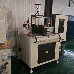 Sierra de corte de 1 cabezal para fabricación de puertas, equipo para perfiles de plástico de 45 y 90 grados, máquina de corte de aluminio y puertas - Product Image 2