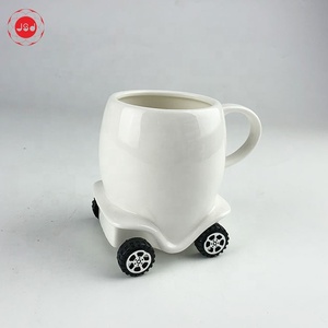 Handmade Car <strong>Mug</strong> With Wheel Ceramic <strong>Mugs</strong> Funny <strong>Cool</strong> <strong>Mug</strong> - Product Image 4