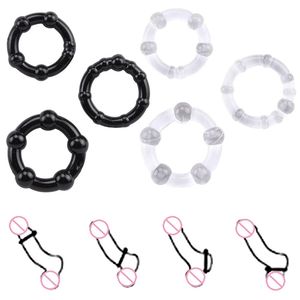 YPM 3 silikon renkler horoz halkaları erkekler için yeniden kullanılabilir Penis halkaları ereksiyon artırıcı ve seks daha uzun ömürlü daha güçlü - Product Image 6