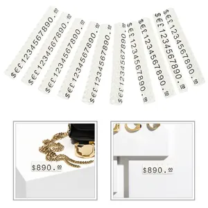 Wholesale Clear Plastic US Dollar Pricing Sign Jewelry Watch Store Price Tag Cube Display Rack For Sunglass Shops