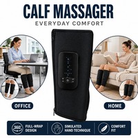 Masseur de jambes avec minuterie automatique 10 15 20 25 30 minutes, utilisation quotidienne sécurisée, ABS, polyester