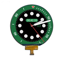 Écran de projection rond IPS de 3,6 pouces 544xRGBx506 avec carte de conversion, écran LCD fin et compact