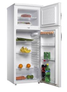302L <span class=keywords><strong>Grand</strong></span> <span class=keywords><strong>Volume</strong></span> Double Porte Congélateur Supérieur Maison Réfrigérateur et Congélateur Électrique En Plastique Portable Appareils Ménagers OEM Compresseur 220 - Product Image 3