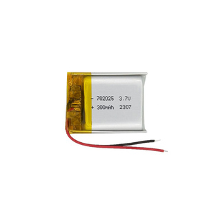 Batterie Li-ion polymère 702025 3.7V 300mAh Lipo Lithium polymère rechargeable Akku - Product Image 1
