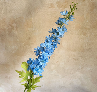 Bunga Delphinium Sutra Buatan Tangan Grosir, Tangkai Bunga Palsu Tinggi, Dekorasi Lorong Pernikahan, Wisuda, Paskah