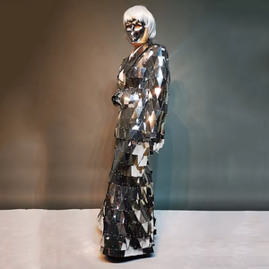 Espejos LED con Lentes de Alto Rendimiento para Disfraces de Robot Bailarín, Disfraz de DJ con Efecto Flash, Vestido con Reflejos de Espejo para Decoración de Fiestas - Product Image 6