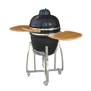 Auplex BBQ Ceramic 21 pulgadas <span class=keywords><strong>Joe</strong></span> Kamado Iron Portable Outdoor Large Table Charcoal Kitchen BBQ Grill - Product Image 4