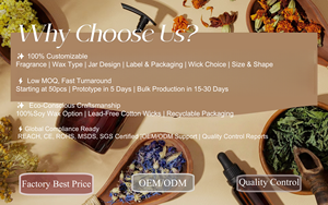 Velas de Cera de Soja con Etiqueta Personalizada, Aroma Relajante, Decoración de Hogar Hecha a Mano, en Frasco Metálico Dorado, para Diwali, San Valentín y Festividades - Product Image 6