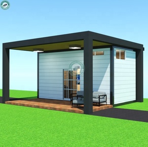 Maison modulaire complète avec <span class=keywords><strong>mezzanine</strong></span>, une chambre, une salle de bain, petite maison de villégiature avec véranda en France - Product Image 4