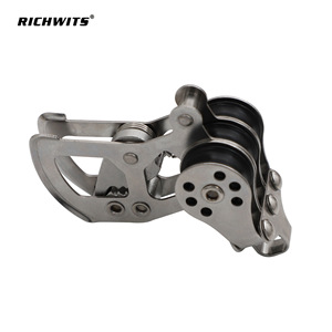 Polea de Bloqueo de Acero Inoxidable RICHWITS con Rodamiento de Bolas de 22 mm y Nylon para Anclaje y Amarre de Embarcaciones - Product Image 3