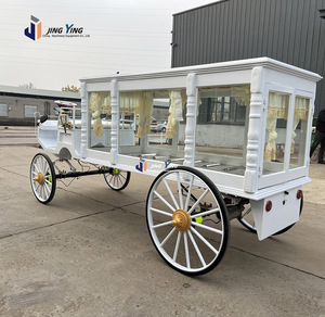 Carroza Fúnebre Eléctrica de Lujo con Adornos Clásicos y Ventanas Decorativas - Product Image 2