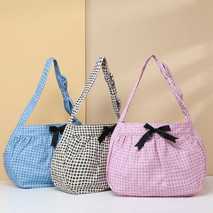 Cadeau de qualité en gros imprimé haut grand lourd petit personnalisable blanc coton devoir toile fermeture éclair Logo Shopping Eco toile sac - Product Image 3