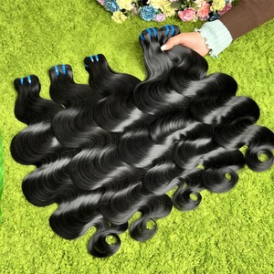 Extensiones de <span class=keywords><strong>Cabello</strong></span> Humano Virgen Vietnamita sin Procesar, Ondulado, Color Negro <span class=keywords><strong>Natural</strong></span>, para Mujeres - Product Image 2