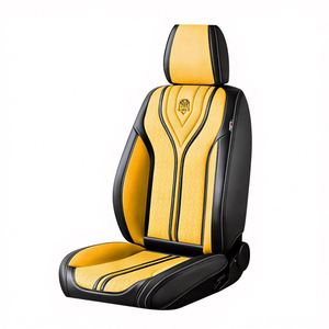 Housses de siège de voiture en cuir de style sportif universelles imperméables de haute qualité, ensemble complet, entièrement enveloppantes pour l'intérieur de la voiture - Product Image 2