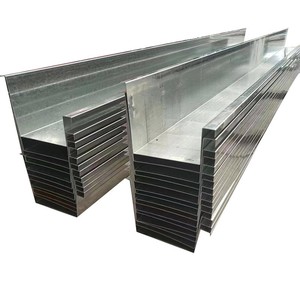 Grondaia <span class=keywords><strong>in</strong></span> acciaio zincato a caldo con canale di bloccaggio per sistema di drenaggio per serre agricole multistruttura - Product Image 1