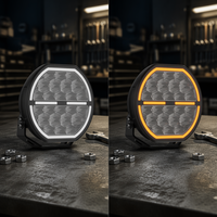 BRTLED - Barras de Luz LED de 7 Pulgadas, Lámpara de Trabajo y Conducción con Haz de Luz Concentrado y Amplio para Camiones, Barcos, Jeeps, Vehículos Todoterreno, Luz de Trabajo LED