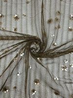 Tissu de dentelle luxueux brodé de sequins floraux 3D, nouvelle dentelle française nigériane en maille 2026